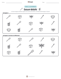 Anteprima della scheda stampabile di Issun-bōshi