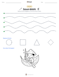 Anteprima della scheda stampabile di Issun-bōshi