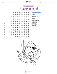 Anteprima della scheda stampabile di Issun-bōshi