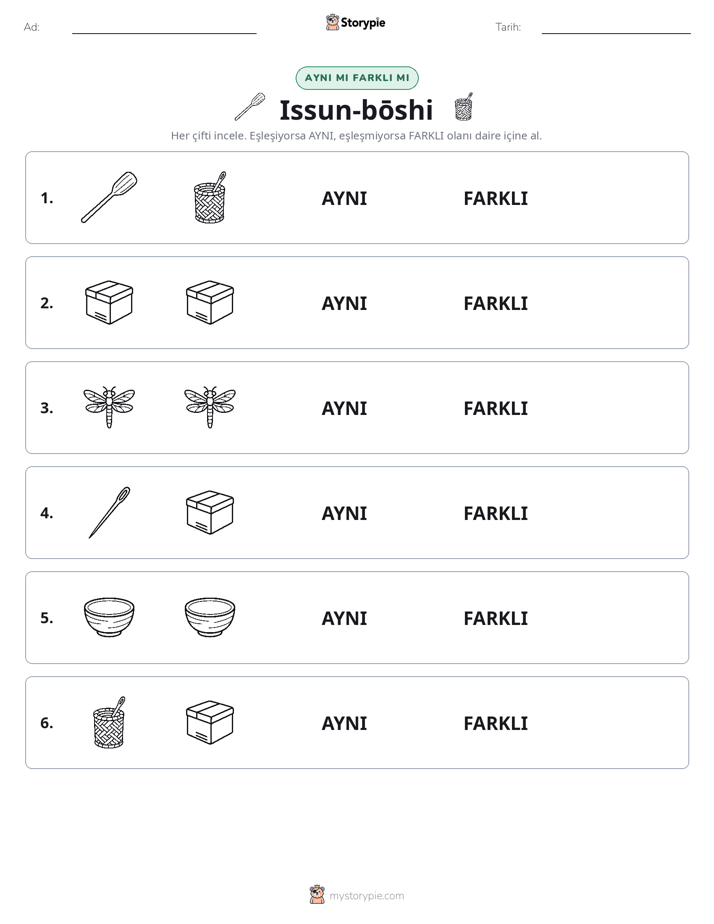 Aynı mı Farklı mı