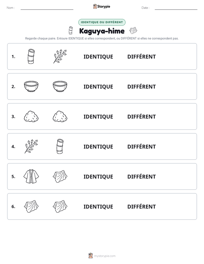 Identique ou Différent