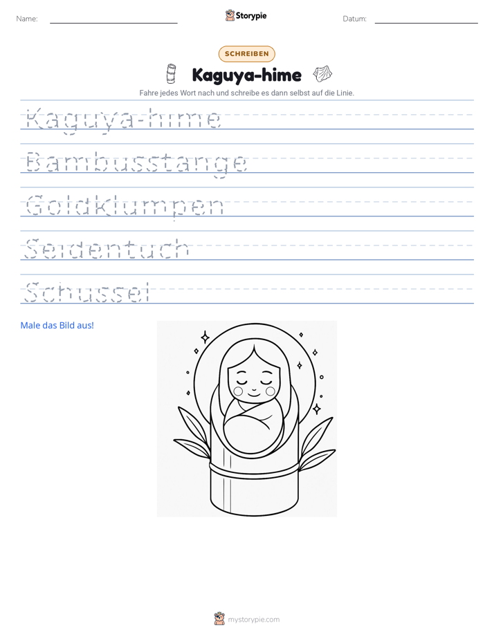 Schreibübung