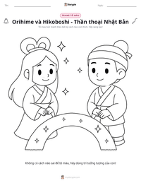 Xem trước tài liệu in sẵn Orihime và Hikoboshi - Thần thoại Nhật Bản