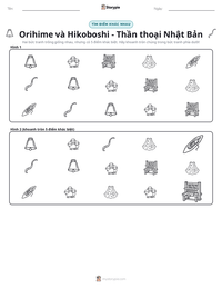 Xem trước tài liệu in sẵn Orihime và Hikoboshi - Thần thoại Nhật Bản