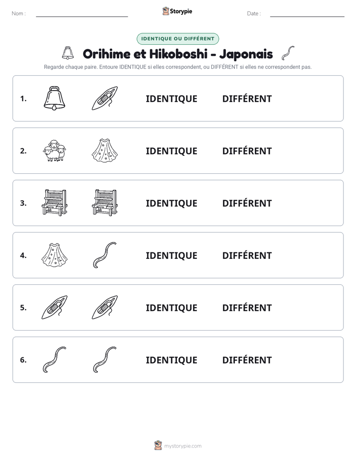 Identique ou Différent
