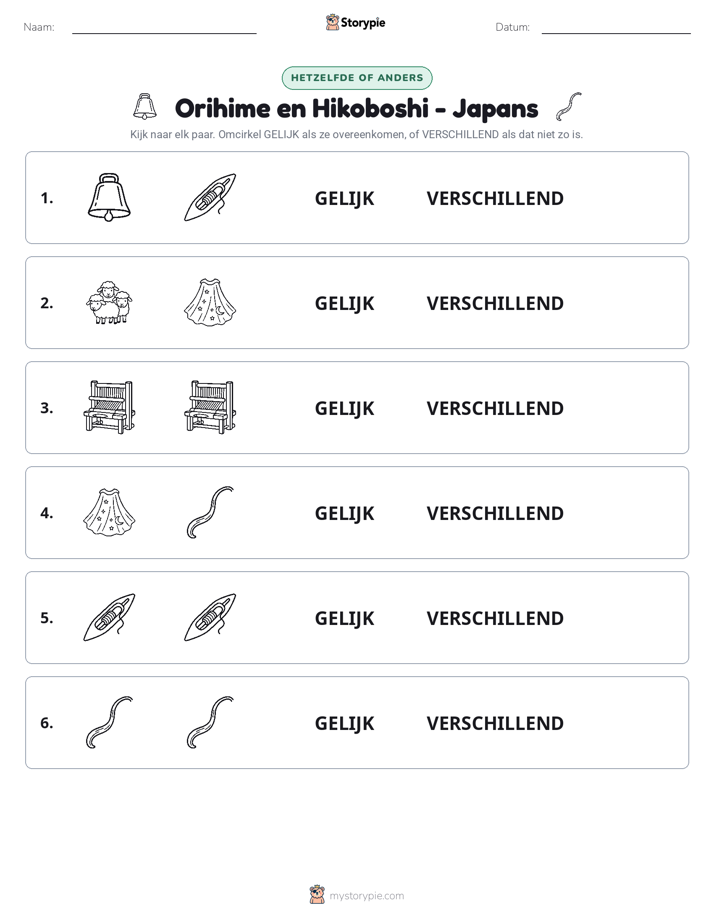 Zelfde of Verschillend