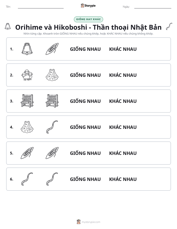 Giống Hay Khác