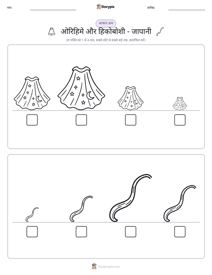 आकार क्रम