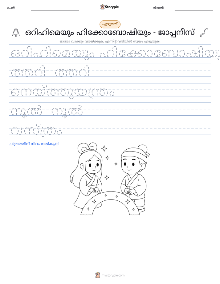 എഴുത്ത് പരിശീലനം