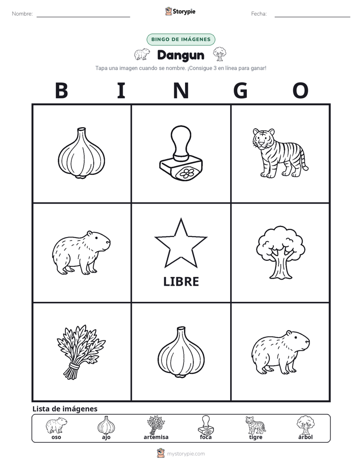 Bingo de Imágenes