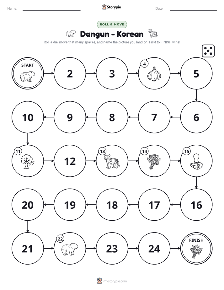 Roll & Move Game