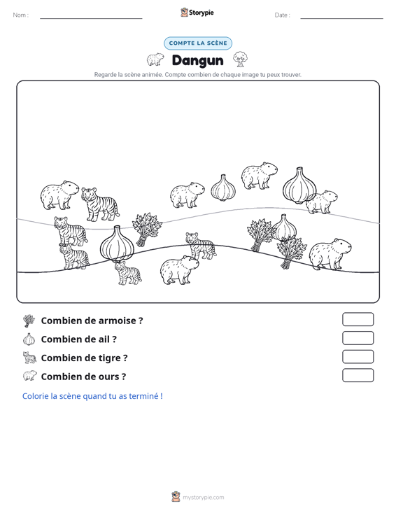 Scène de Comptage