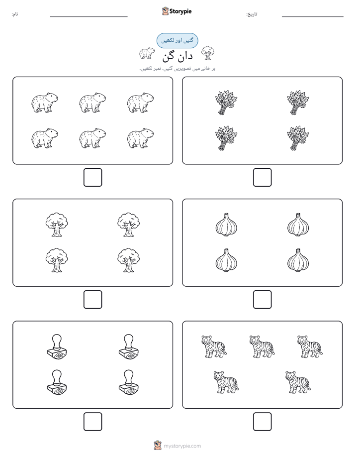 گنیں اور لکھیں