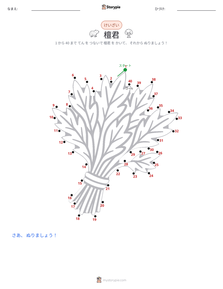 点つなぎ