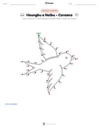 Anteprima della scheda stampabile di Heungbu e Nolbu - Coreano