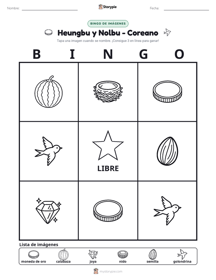 Bingo de Imágenes