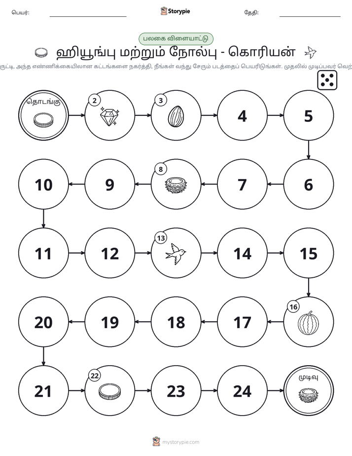 ரோல் & நகரும் விளையாட்டு