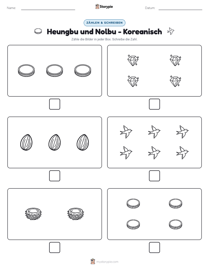 Zählen & Schreiben