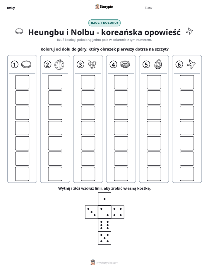 Rzuć i koloruj