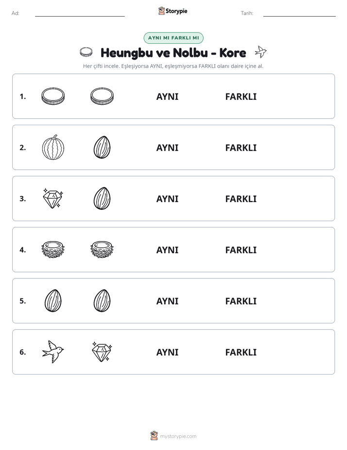 Aynı mı Farklı mı