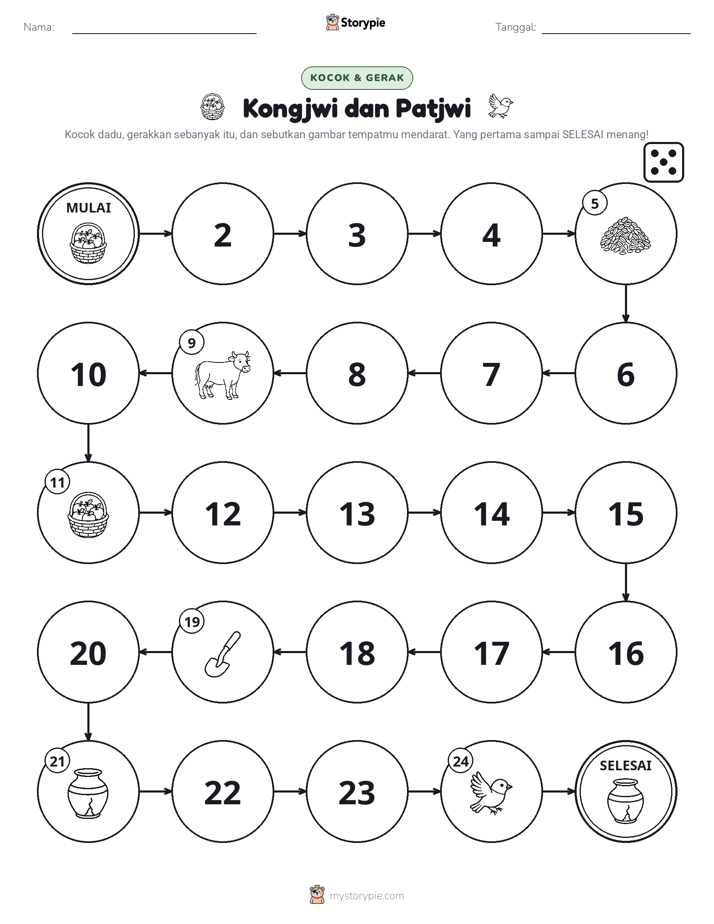 Permainan Gulung & Pindah