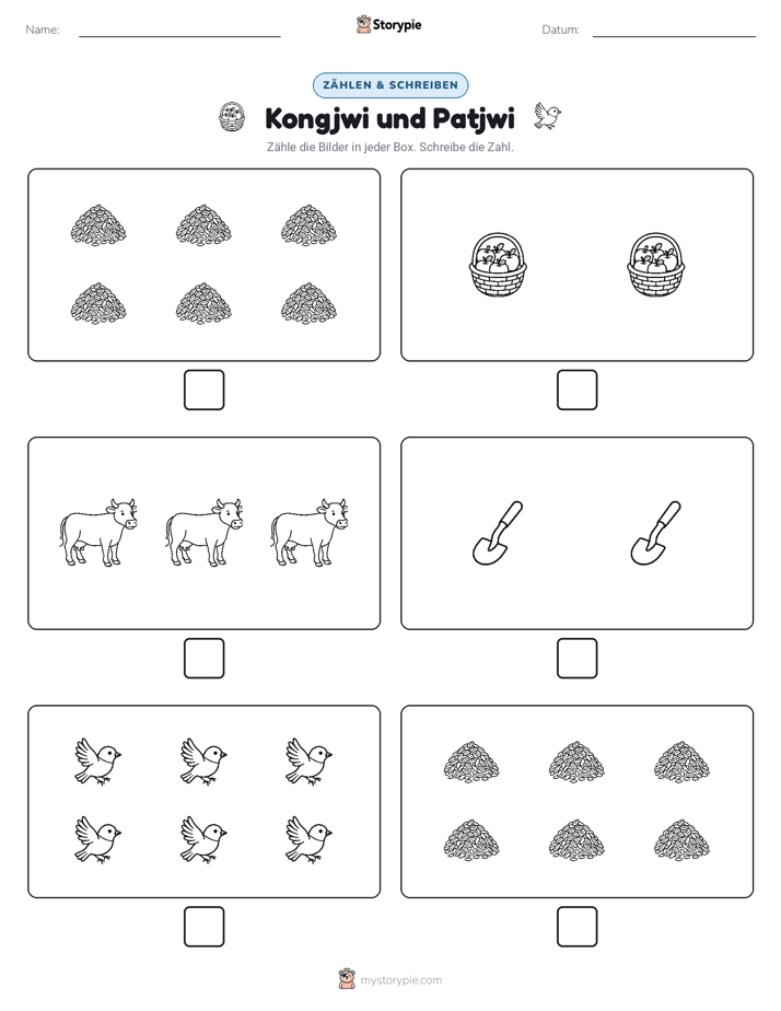 Zählen & Schreiben