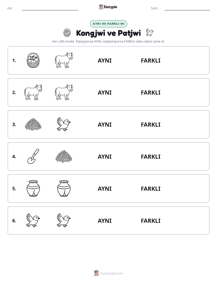 Aynı mı Farklı mı