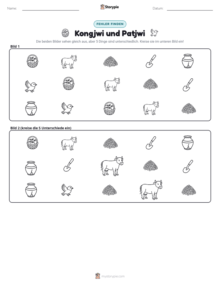 Finde den Unterschied