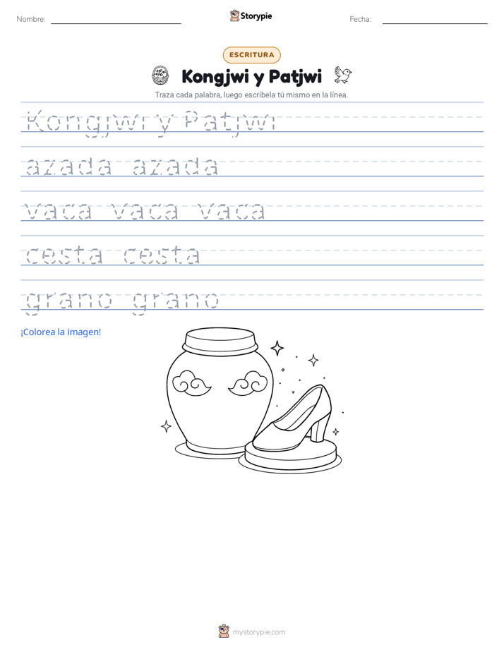Práctica de Escritura
