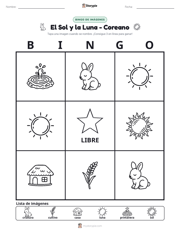 Bingo de Imágenes
