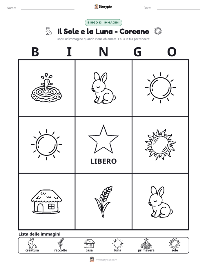Bingo delle Immagini