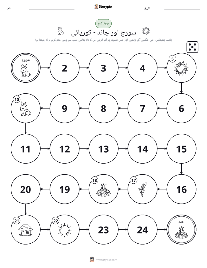 رول اور منتقل کریں کھیل