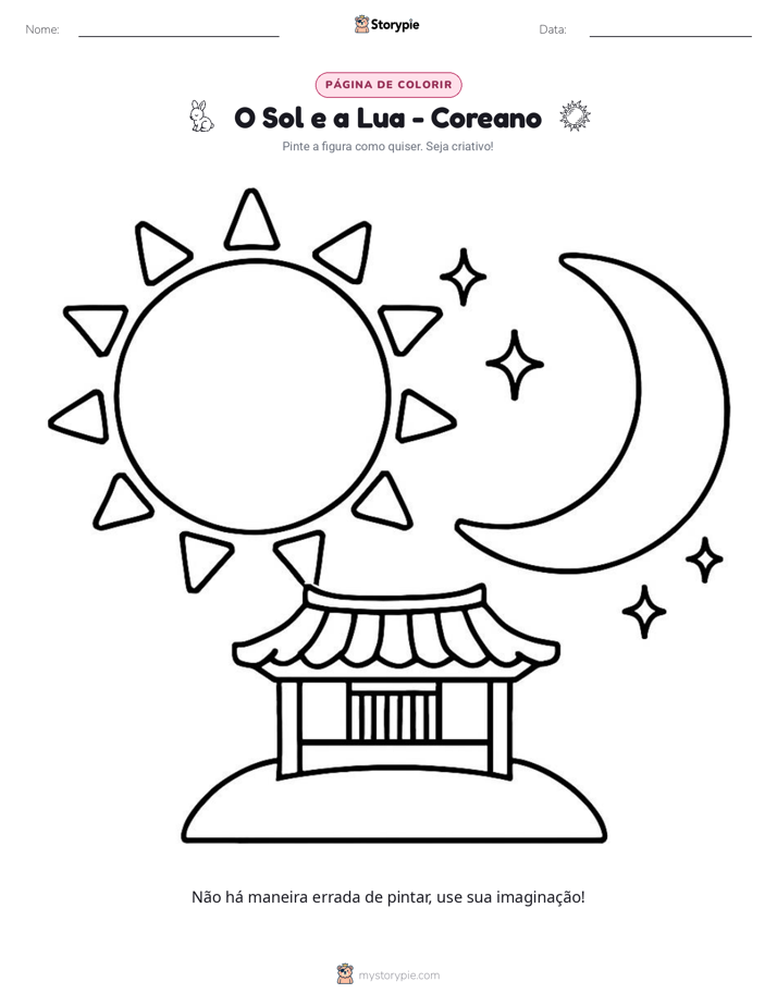 Página para colorir