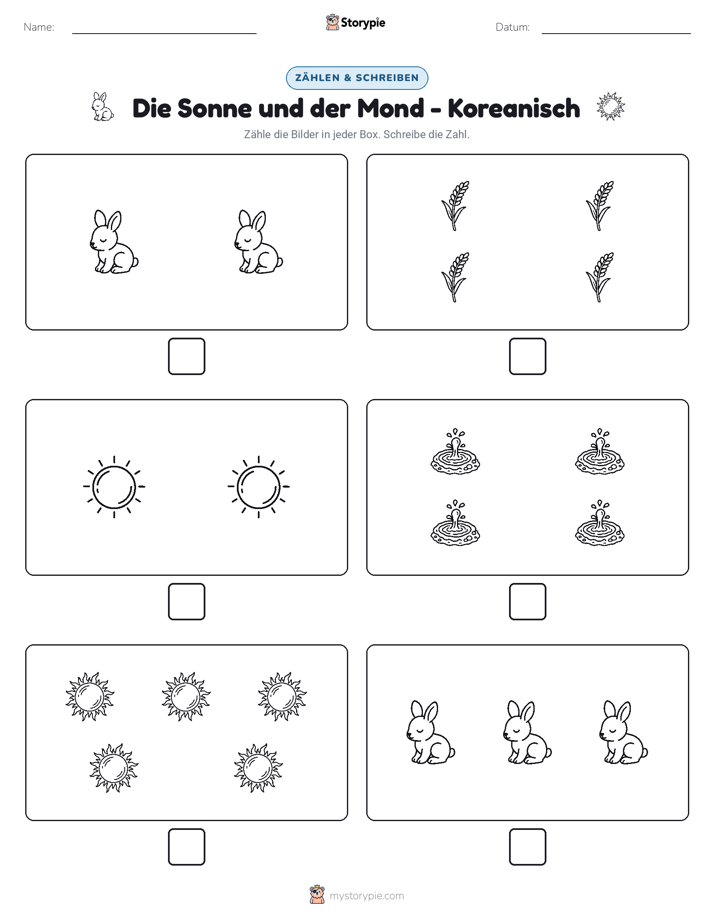 Zählen & Schreiben