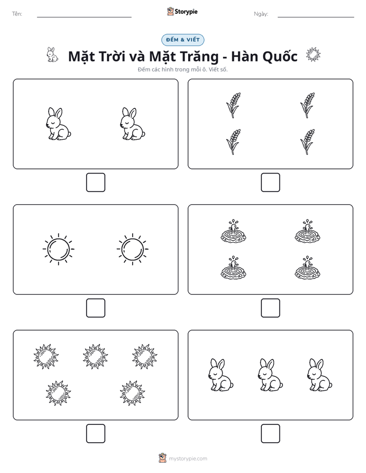 Đếm & Viết
