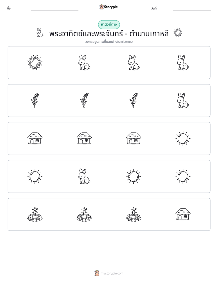 ตัวที่แตกต่าง
