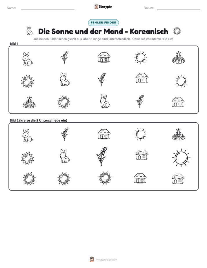 Finde den Unterschied