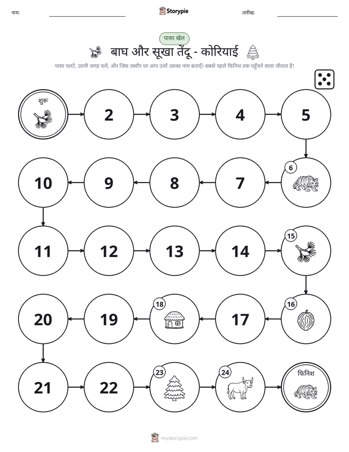 रोल और चलें खेल