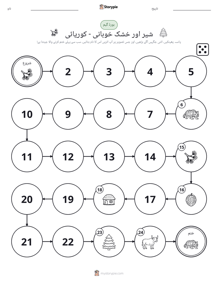 رول اور منتقل کریں کھیل