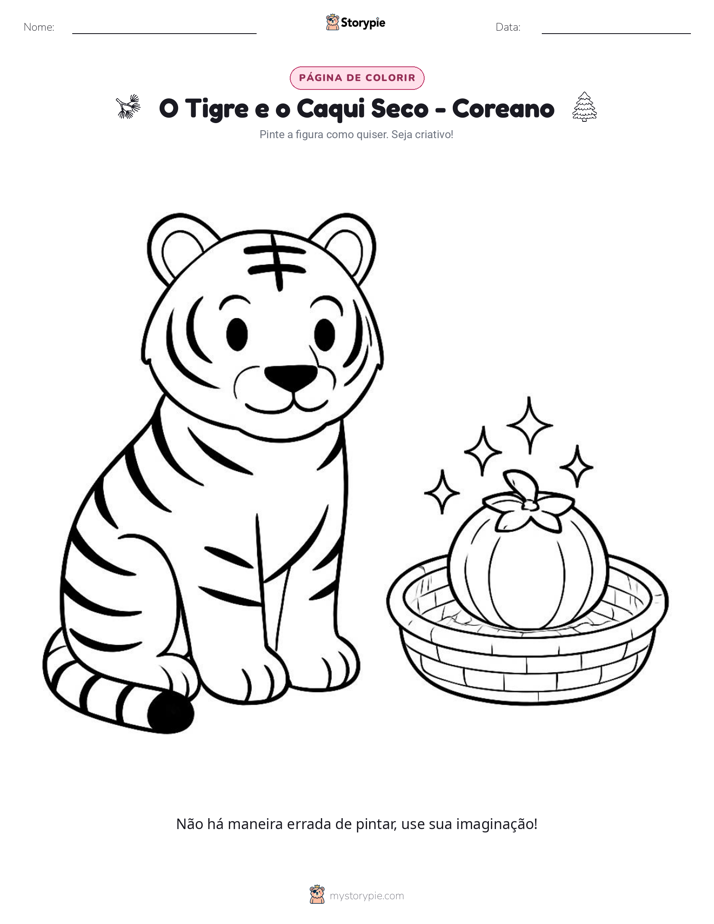 Página para colorir