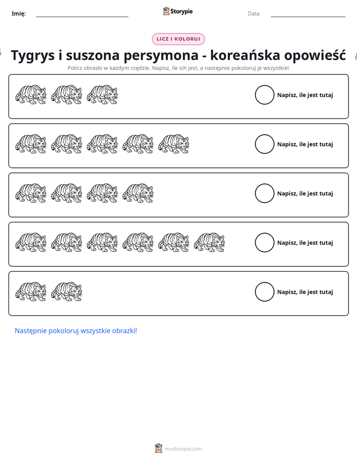 Liczenie i Kolorowanie