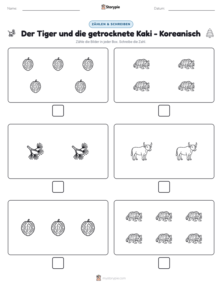 Zählen & Schreiben
