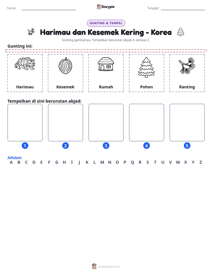 Potong & Tempel Huruf