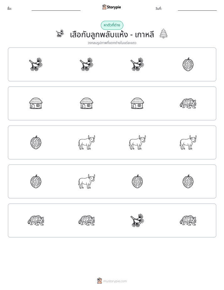ตัวที่แตกต่าง