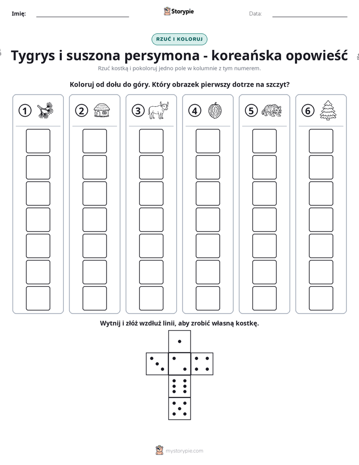 Rzuć i koloruj