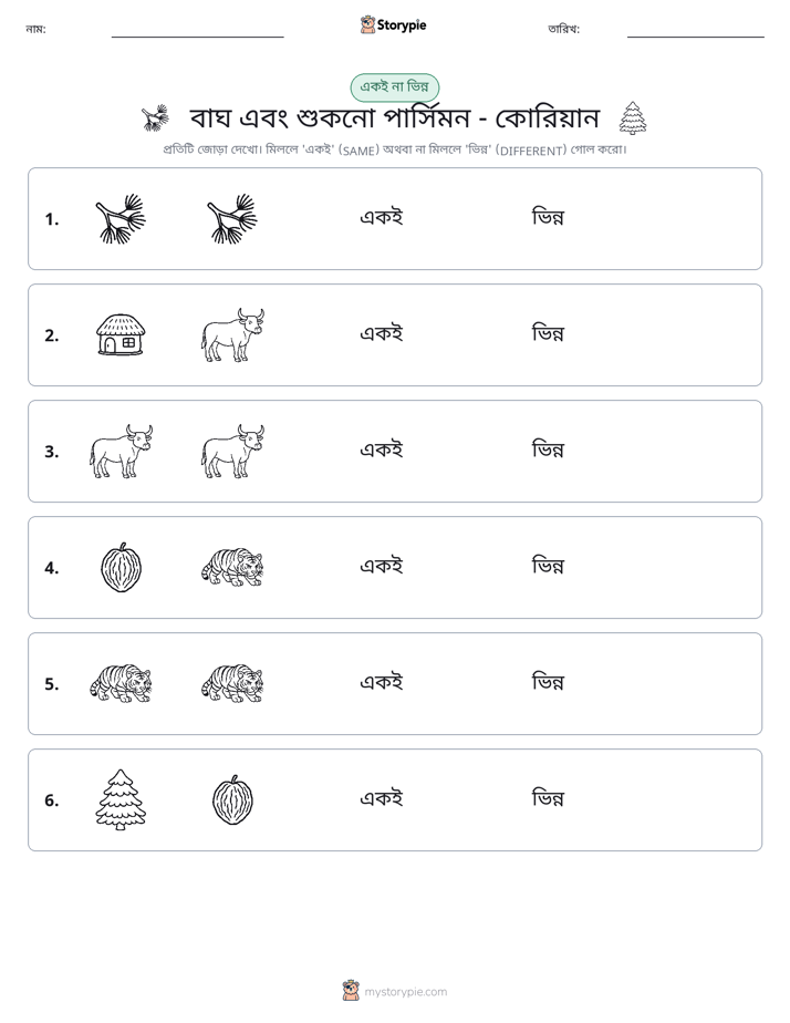একই বা ভিন্ন