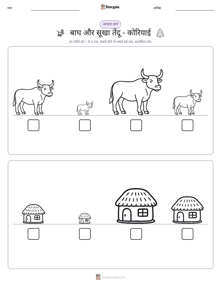 आकार क्रम