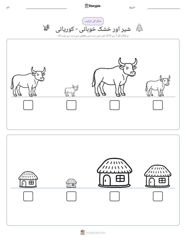 سائز کی ترتیب