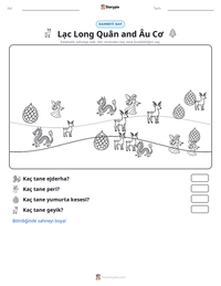 Lạc Long Quân and Âu Cơ yazdırılabilir çalışma sayfası önizlemesi