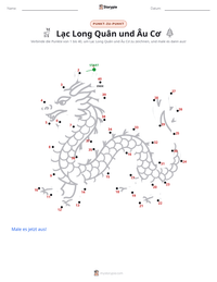 Lạc Long Quân und Âu Cơ druckbare Arbeitsblatt Vorschau
